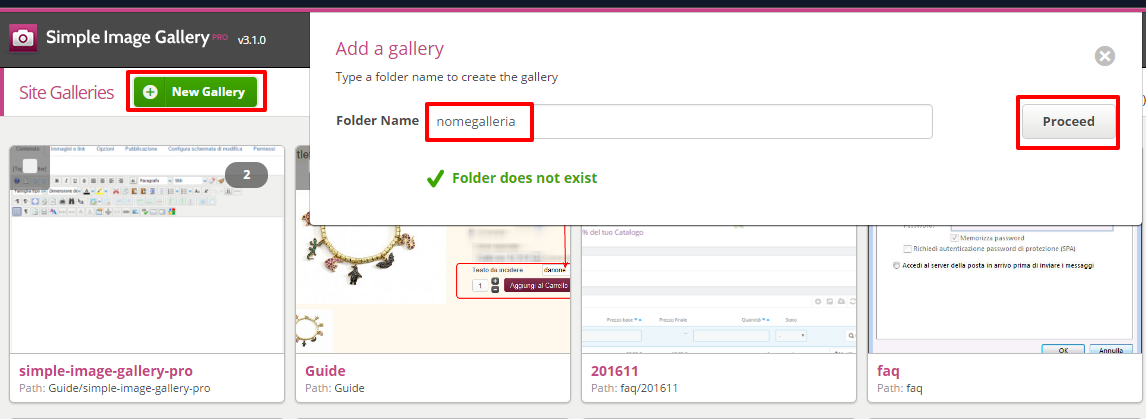 sfweb creare galleria immagini articolo joomla simple image gallery pro 2