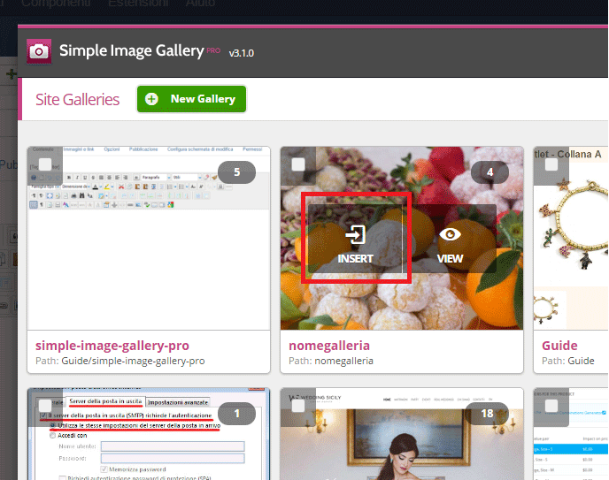 sfweb creare galleria immagini articolo joomla simple image gallery pro 6
