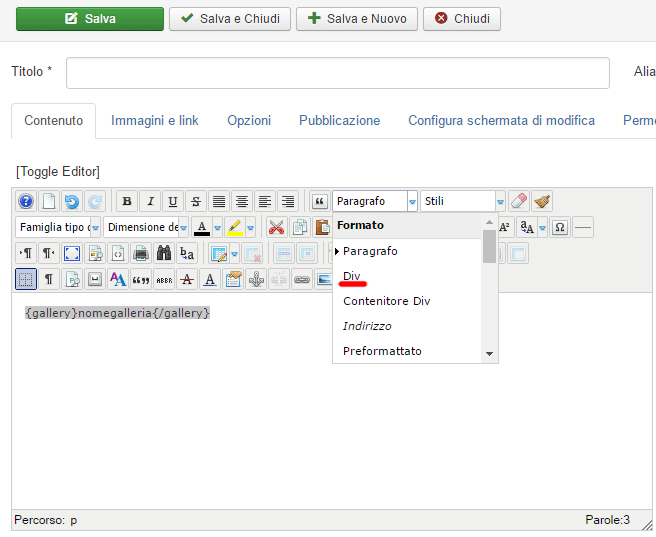 sfweb creare galleria immagini articolo joomla simple image gallery pro 9